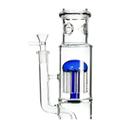 Бонг стеклянный double perc medusa 40cm