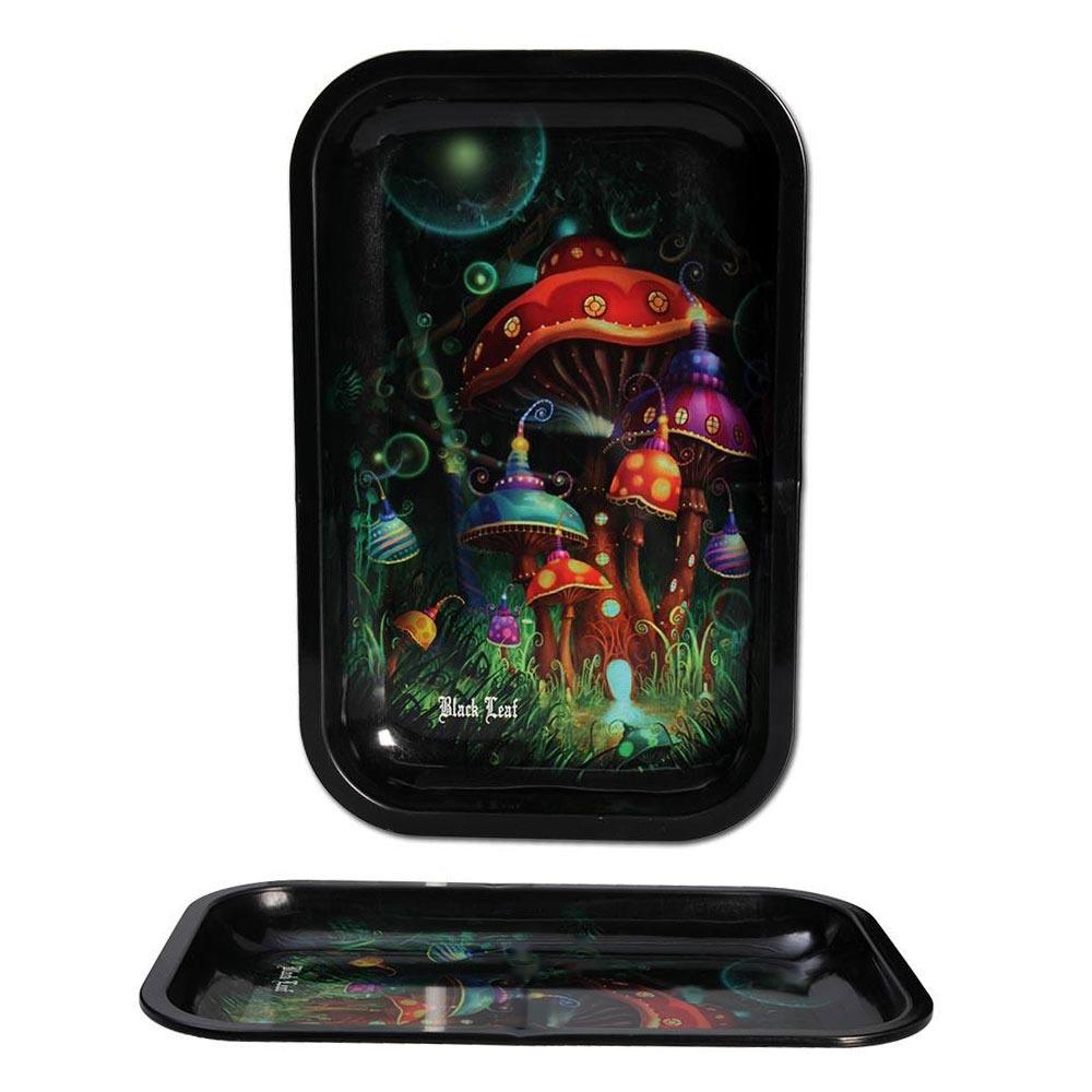 Поднос Black Leaf Rolling Tray Mushroom M