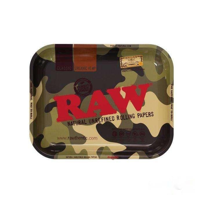 Поднос RAW Metal Rolling Tray Large - Camo