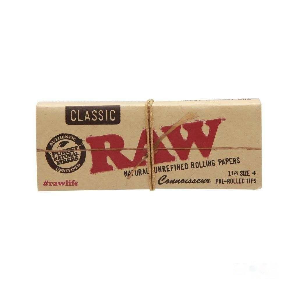 Бумажки RAW Classic Connoisseur 1 1/4 Size + Tips