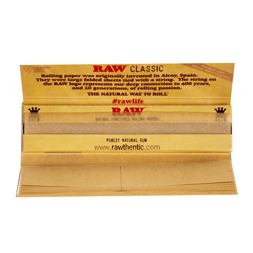 Бумажки с фильтрами RAW Connoisseur King Size Slim