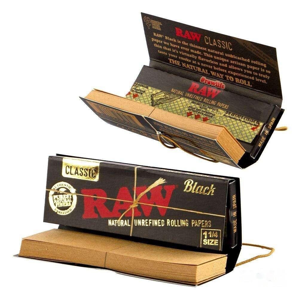 Бумага RAW Black Connoisseur 1 1/4 + Tips