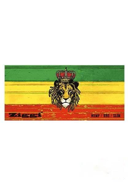 Бумажки Ziggi Papers + Tips Rasta Lion Slim