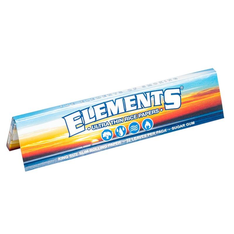 Бумажки Elements King Size Slim