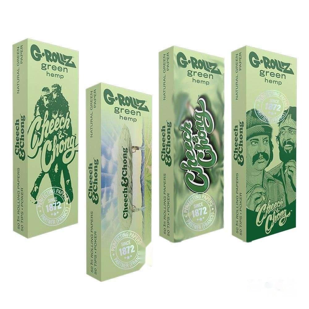 Бумажки G-Rollz Cheech&Chong Organic Green Hemp 1,1/4