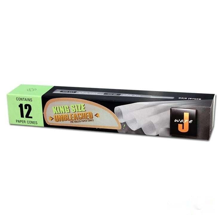 Конусы King Size Unbleached 12 шт