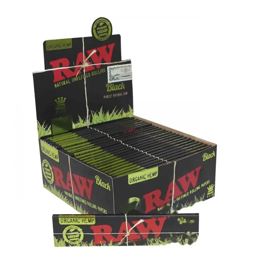 Бумага RAW Black Organic Hemp KS