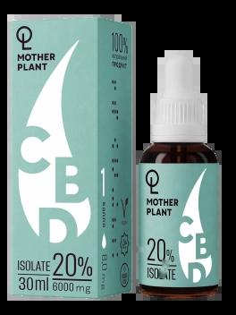 Масло КБД "Изолят" MotherPlant 20%(6000 мг), 30мл